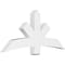 Ekena Millwork Alberta Architectural Grade PVC Gable Bracket, 60"W x 27 1/2"H x 4"D x 6"F, 11/12 Pitch GBP060X28X0406ALB00 - alternate 1